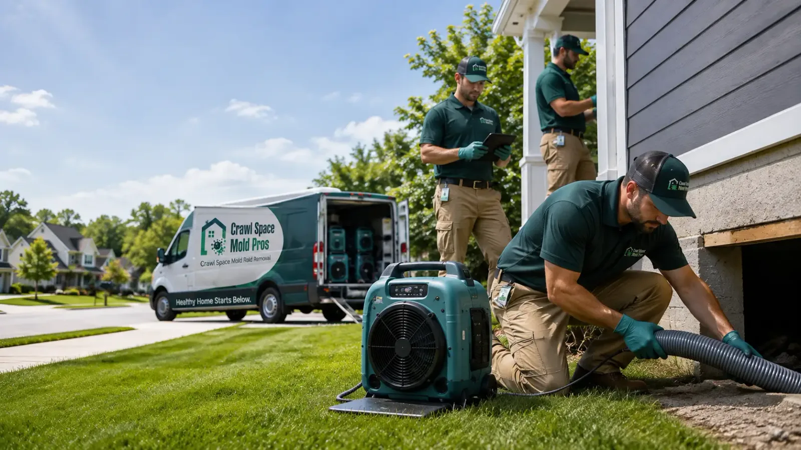 Crawl Space Mold Removal in Oakland, ME